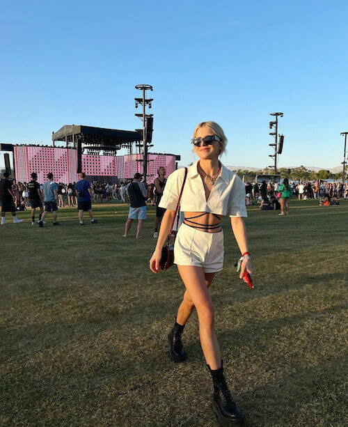 Coachella festival look